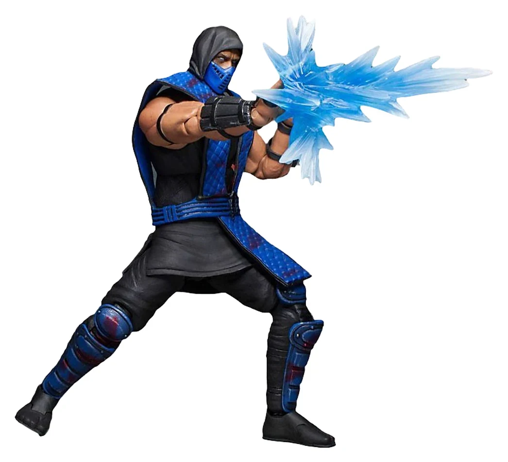 Figurine Klassic Sub-Zero Bloody (Special Edition) de Storm Collectibles, tenue tachée de sang et effet de glace, photo produit d’un revendeur